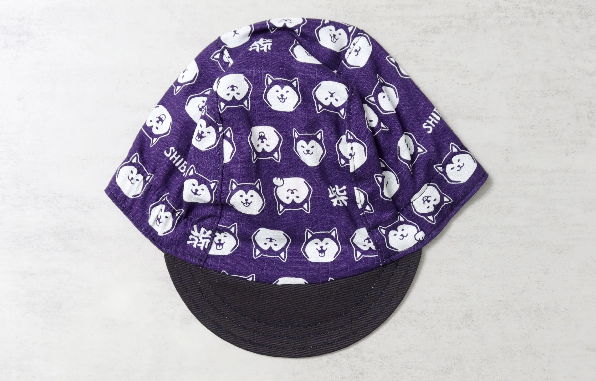 Shiba Inu Purple Cycling Cap