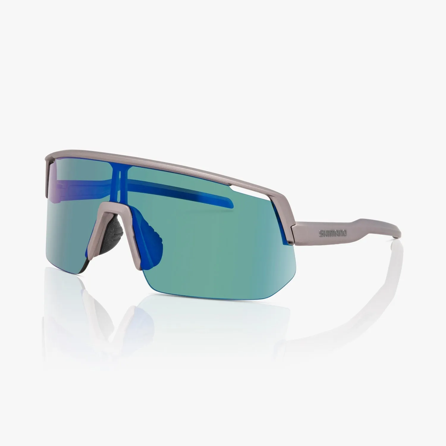 Shimano Technium L Sunglasses — Bronze Gold Frame / RIDESCAPE Gravel Lens and Clear Spare