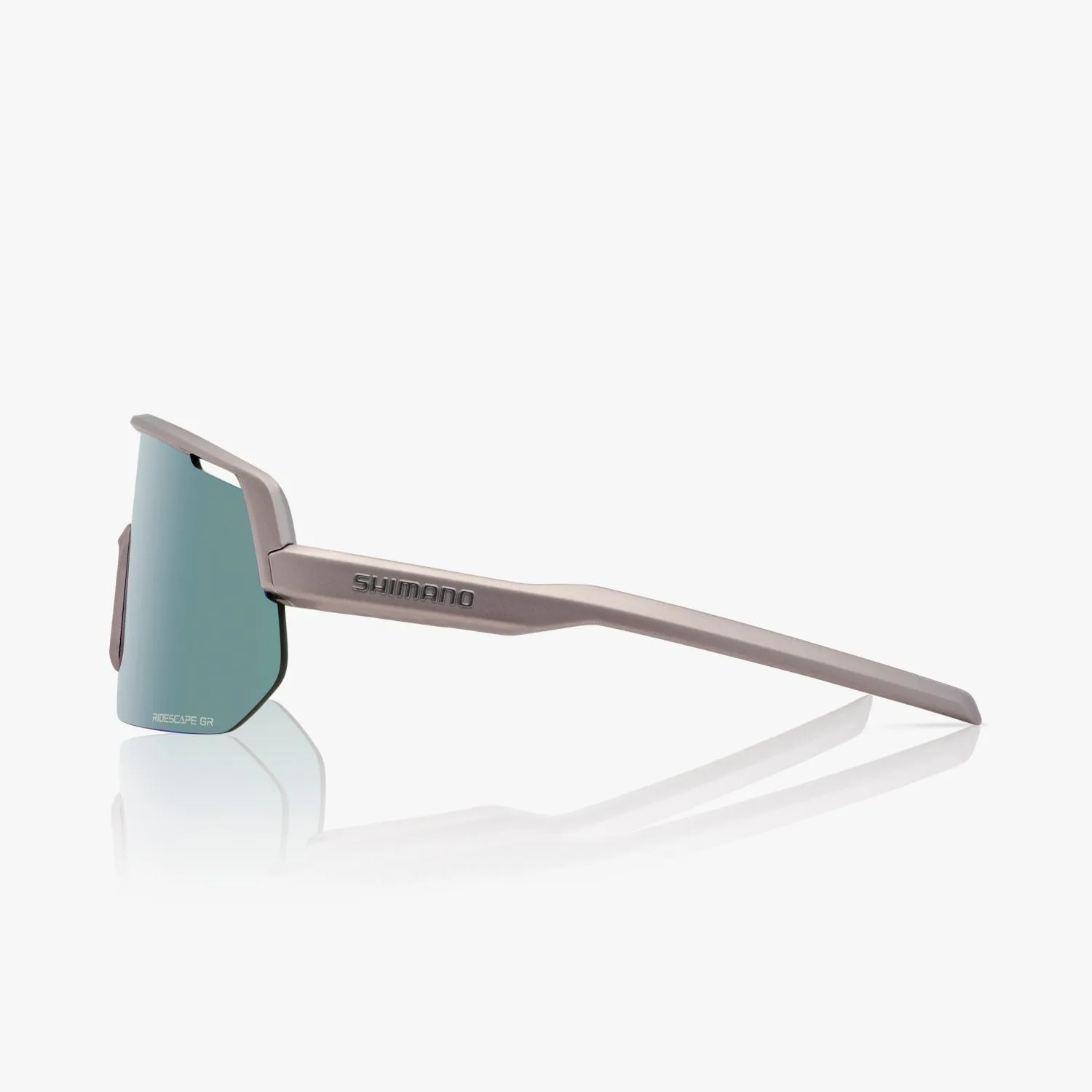 Shimano Technium L Sunglasses — Bronze Gold Frame / RIDESCAPE Gravel Lens and Clear Spare