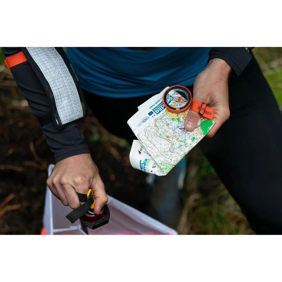 SIZE L description sheet holder for orienteering