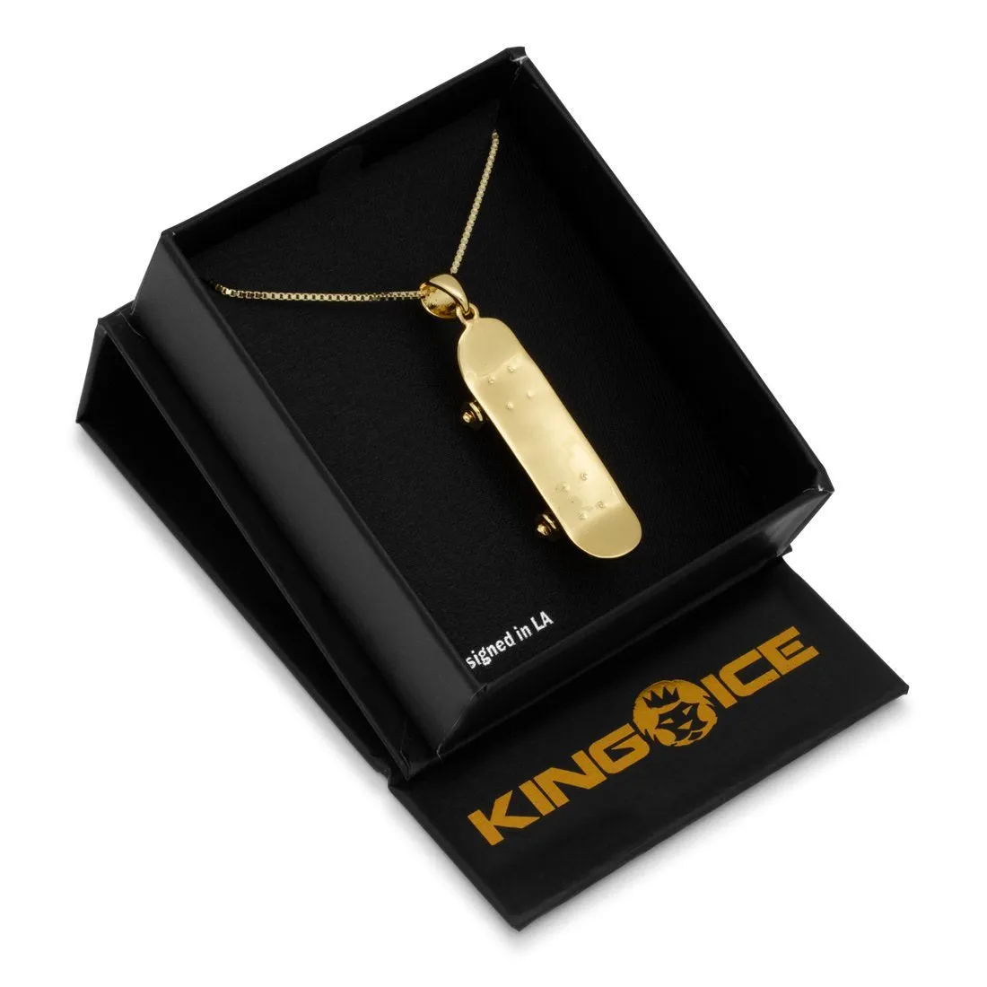 Skateboard Necklace