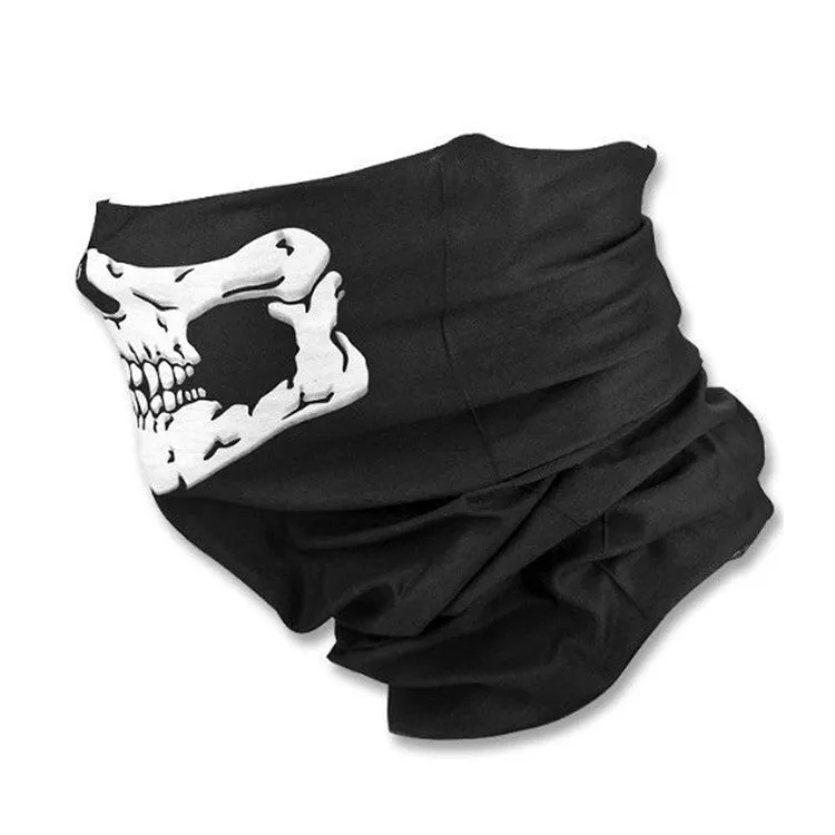 Skull Ghost Face Biker Mask.