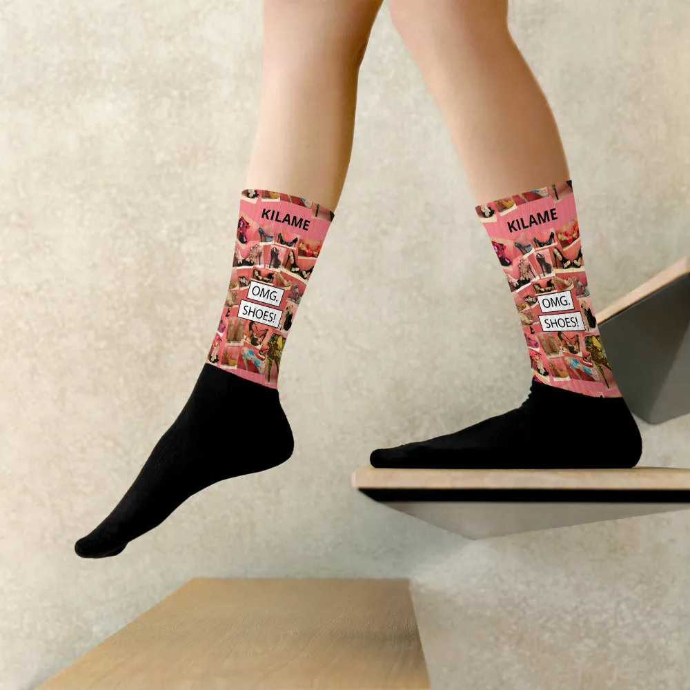 Socks 'OMG. Shoes'