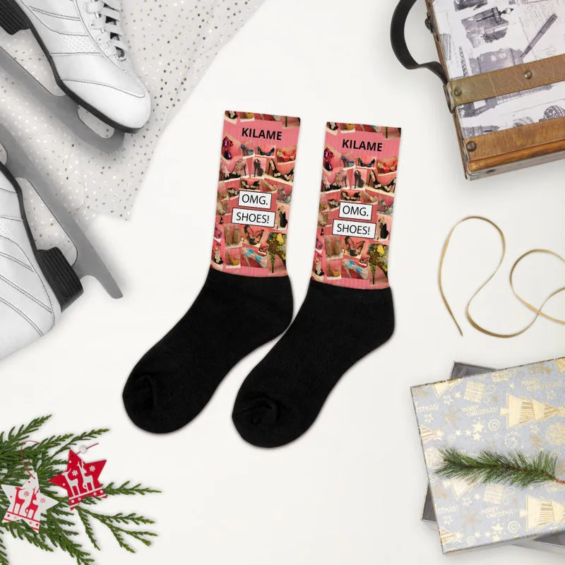 Socks 'OMG. Shoes'