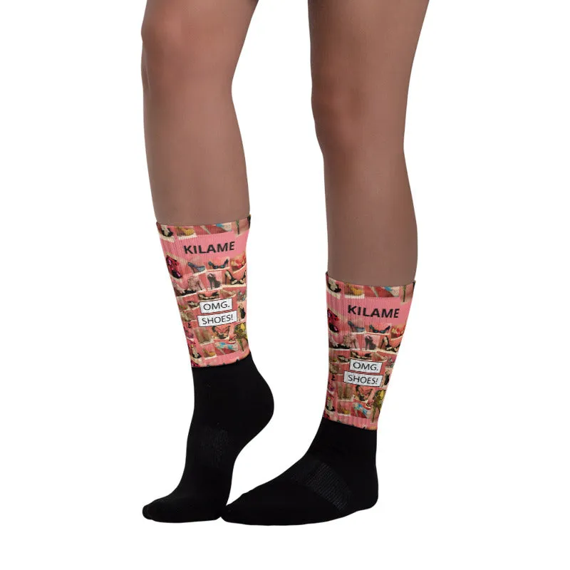 Socks 'OMG. Shoes'