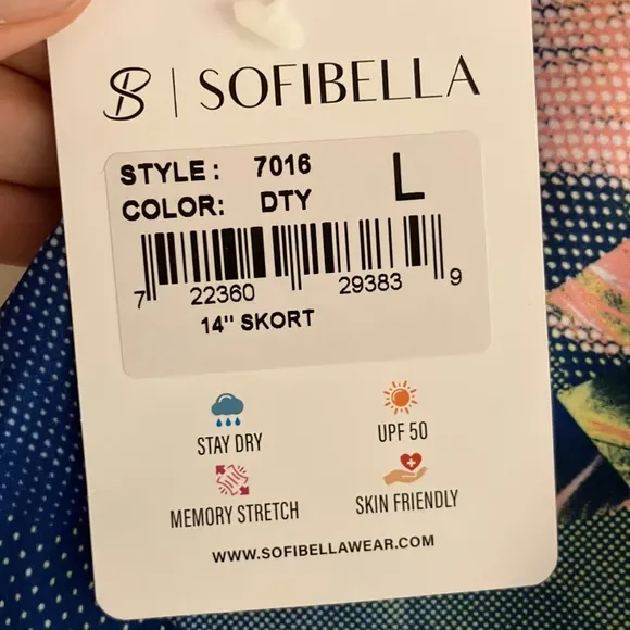 Sofibella Tennis/Golf/Athleisure Skort, NWT!