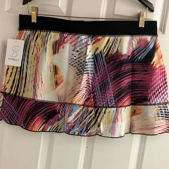 Sofibella Tennis/Golf/Pickleball/Athleisure Skort, 1X, NWT!