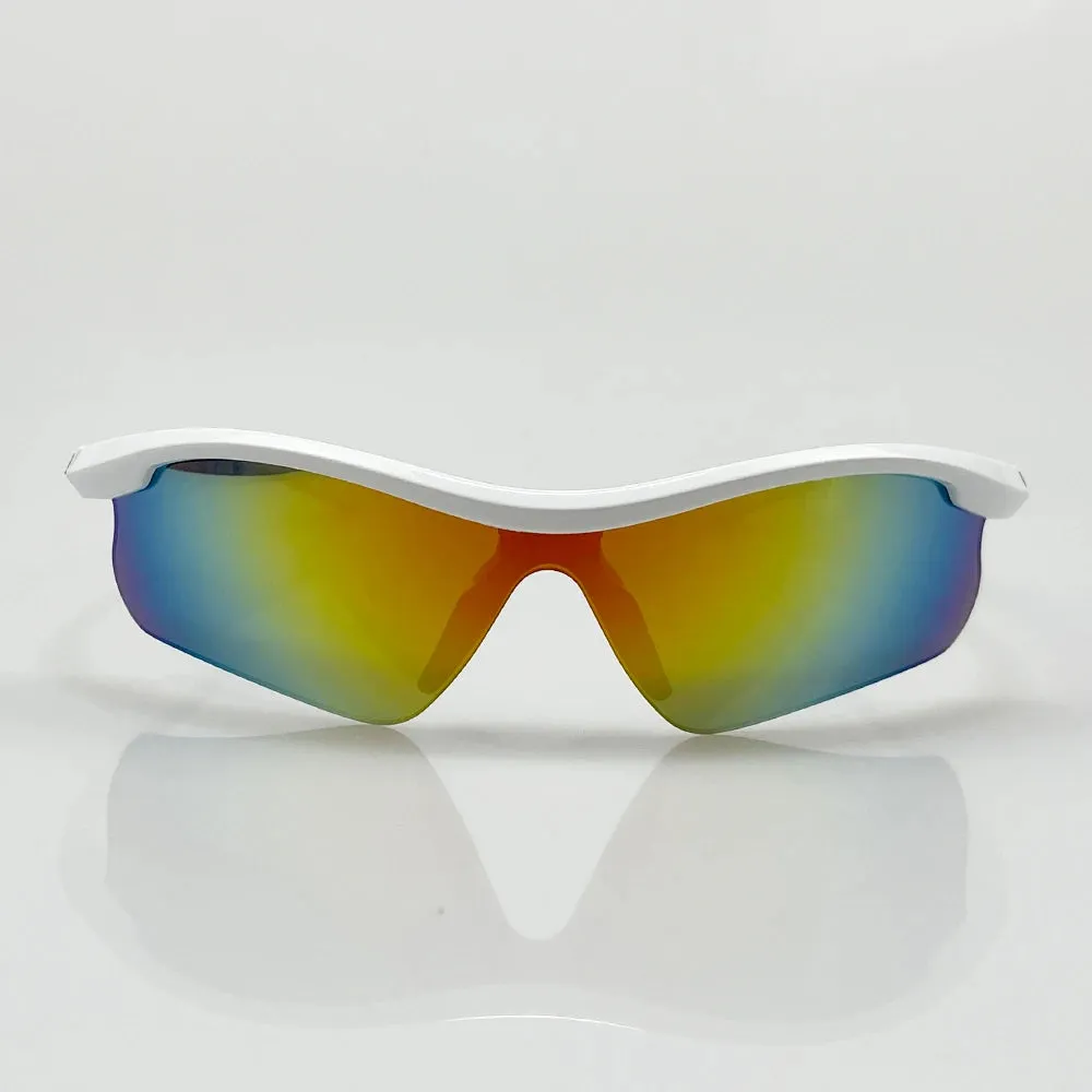 Sport Cycling Sunglasses - Windproof Eyewear Goggles for Men and Women, Outdoor Bike Glasses with Interchangeable Lens