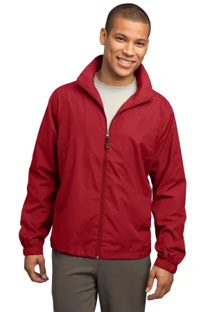 Sport-Tek Full-Zip Wind Jacket. JST70 True Red
