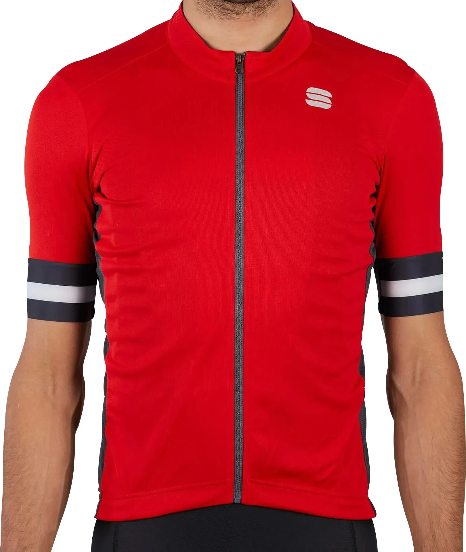 Sportful Kite Short Sleeve Mens Cycling Jersey - Red
