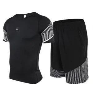 Sports Suit Men's Running Compression Tights Set Fitness Basketball Workout Jogging Suits Gym Sportswear 2-5pcs
