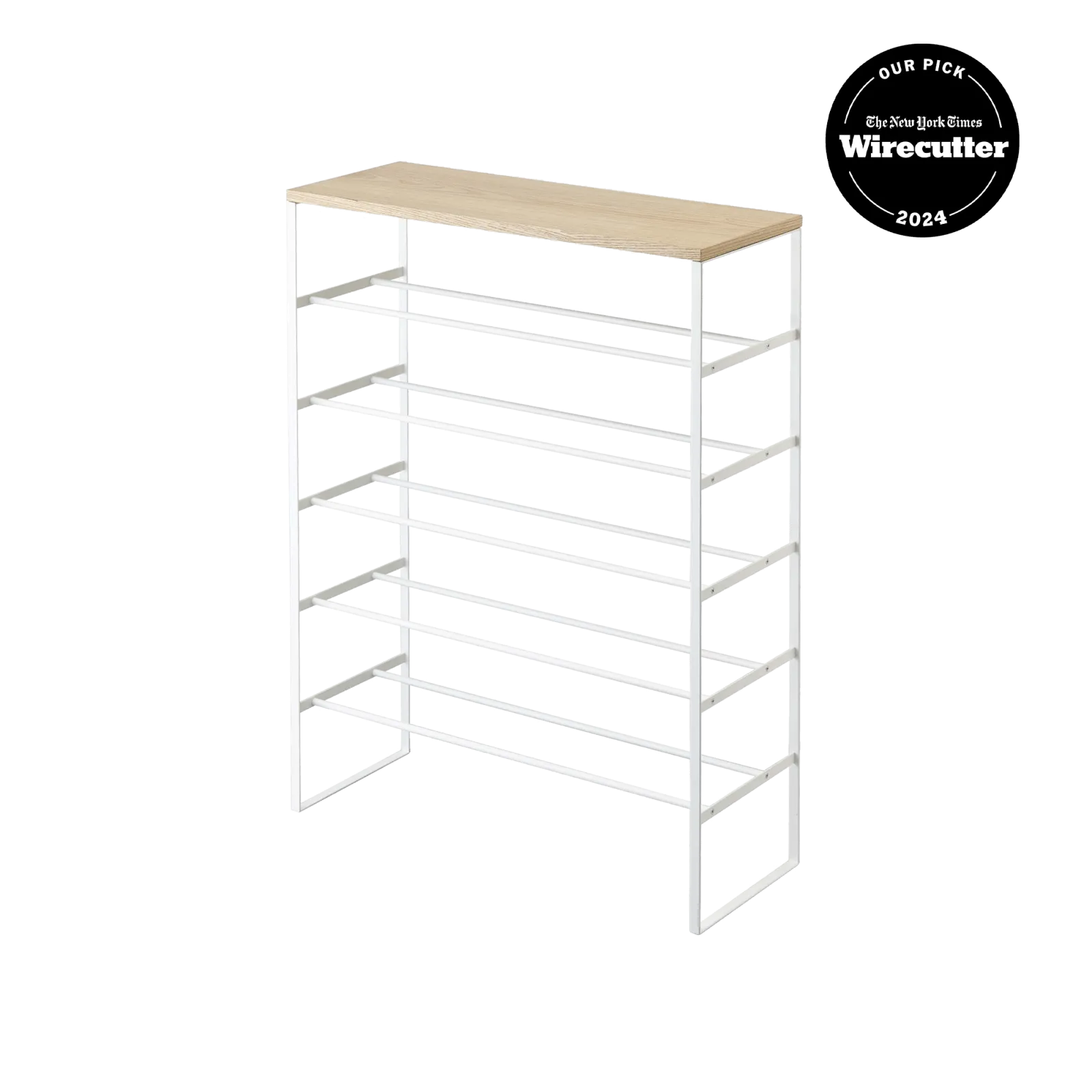 Steel Six-Tier Shoe Rack (34" H) · Yamazaki Home