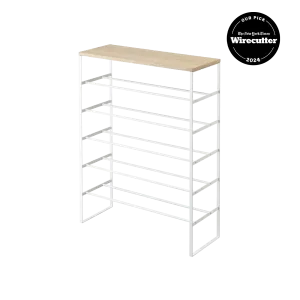 Steel Six-Tier Shoe Rack (34" H) · Yamazaki Home
