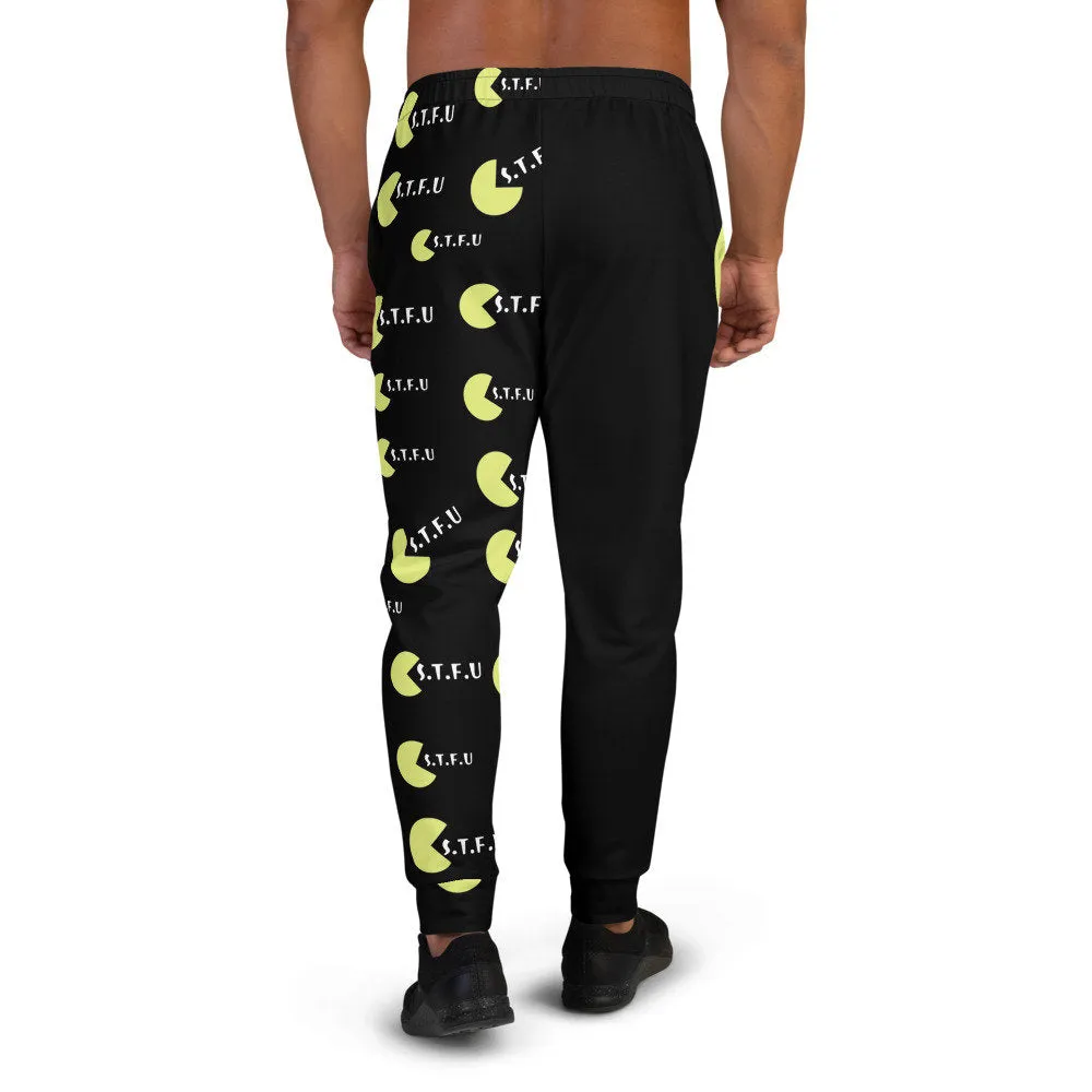 STFU Arcade Joggers - Yellow on Black