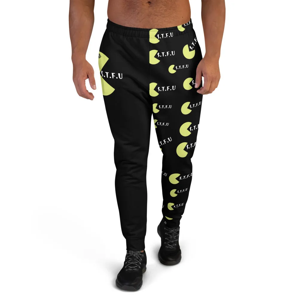 STFU Arcade Joggers - Yellow on Black