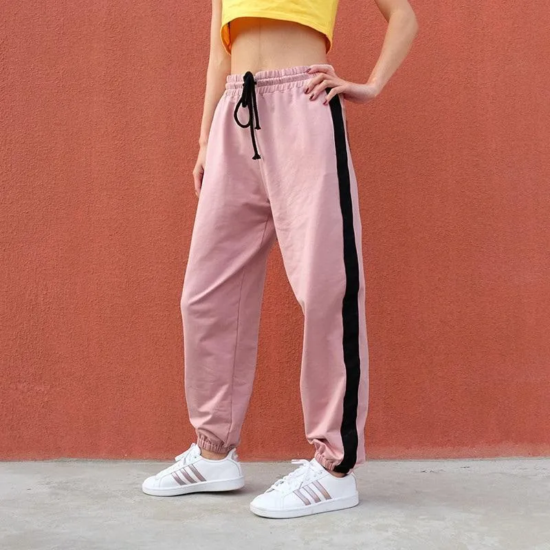 Striped Running Pants