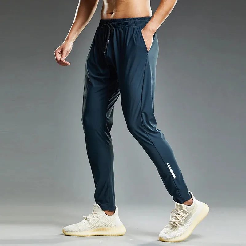 Summer Elastic Men Running Sport Pants - Jogging Sweatpants Casual Outdoor Training Gym Fitness Trousers