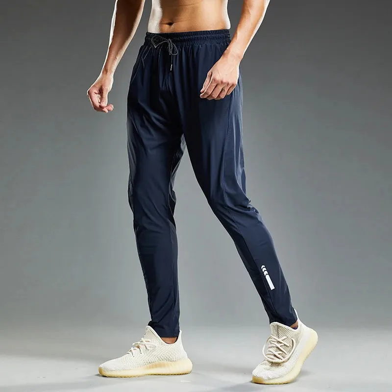Summer Elastic Men Running Sport Pants - Jogging Sweatpants Casual Outdoor Training Gym Fitness Trousers