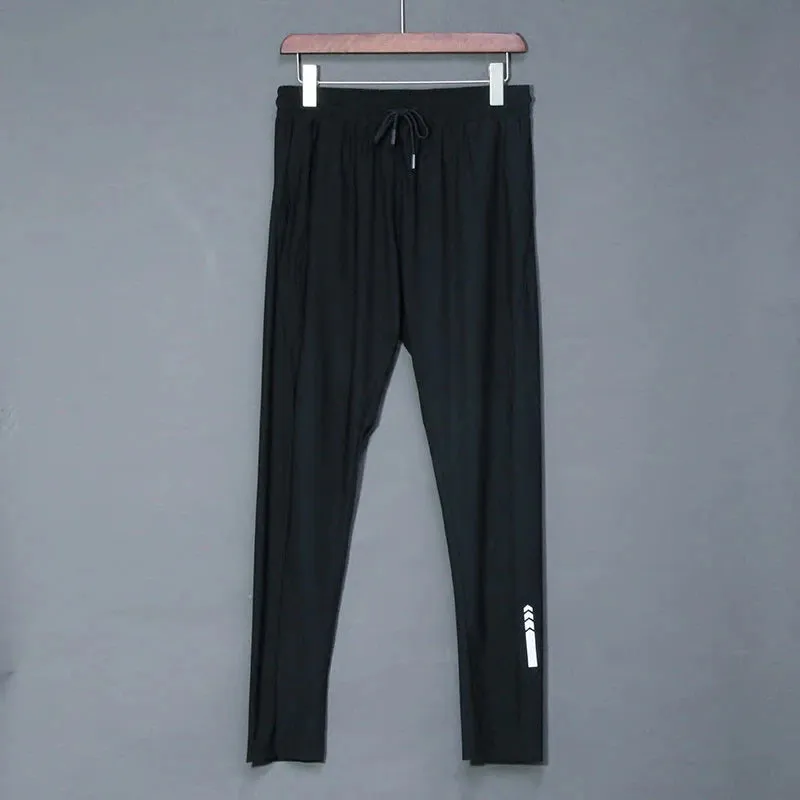 Summer Elastic Men Running Sport Pants - Jogging Sweatpants Casual Outdoor Training Gym Fitness Trousers