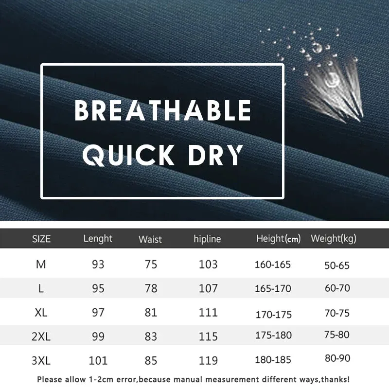 Summer Elastic Men Running Sport Pants - Jogging Sweatpants Casual Outdoor Training Gym Fitness Trousers