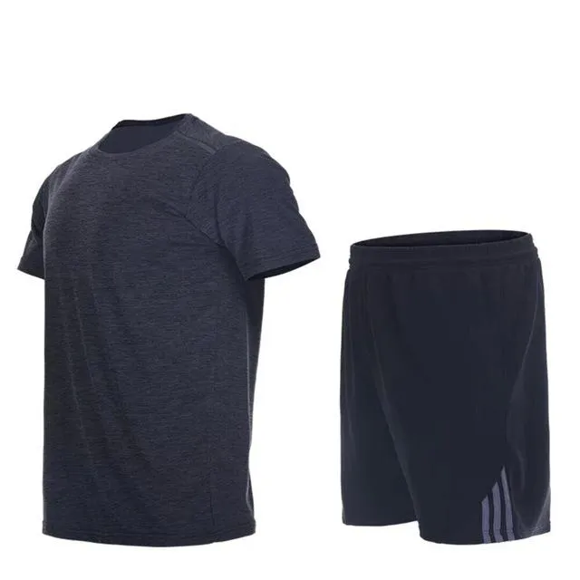Summer Sports Suits Men's Gym Clothes Running Set Quick Dry Fitness Sportswear Basketball Workout Jogging Suits 2pcs