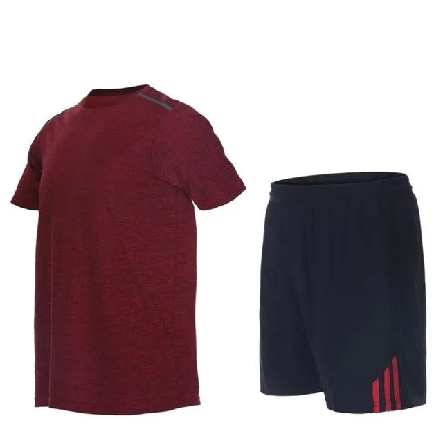Summer Sports Suits Men's Gym Clothes Running Set Quick Dry Fitness Sportswear Basketball Workout Jogging Suits 2pcs