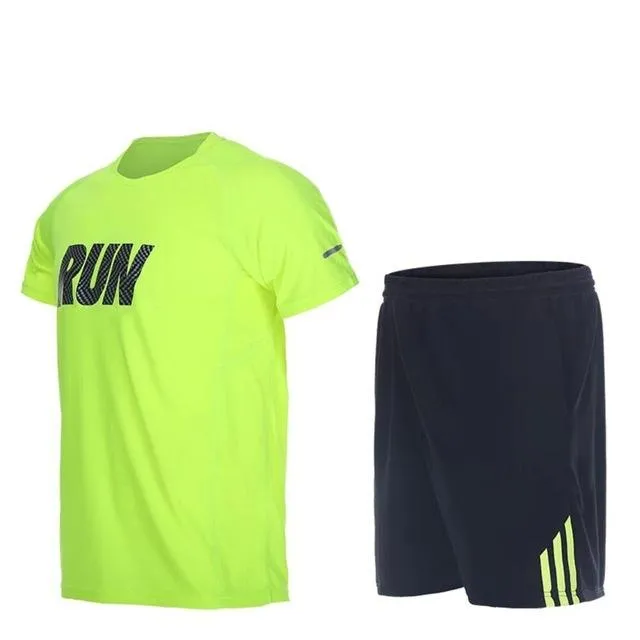 Summer Sports Suits Men's Gym Clothes Running Set Quick Dry Fitness Sportswear Basketball Workout Jogging Suits 2pcs