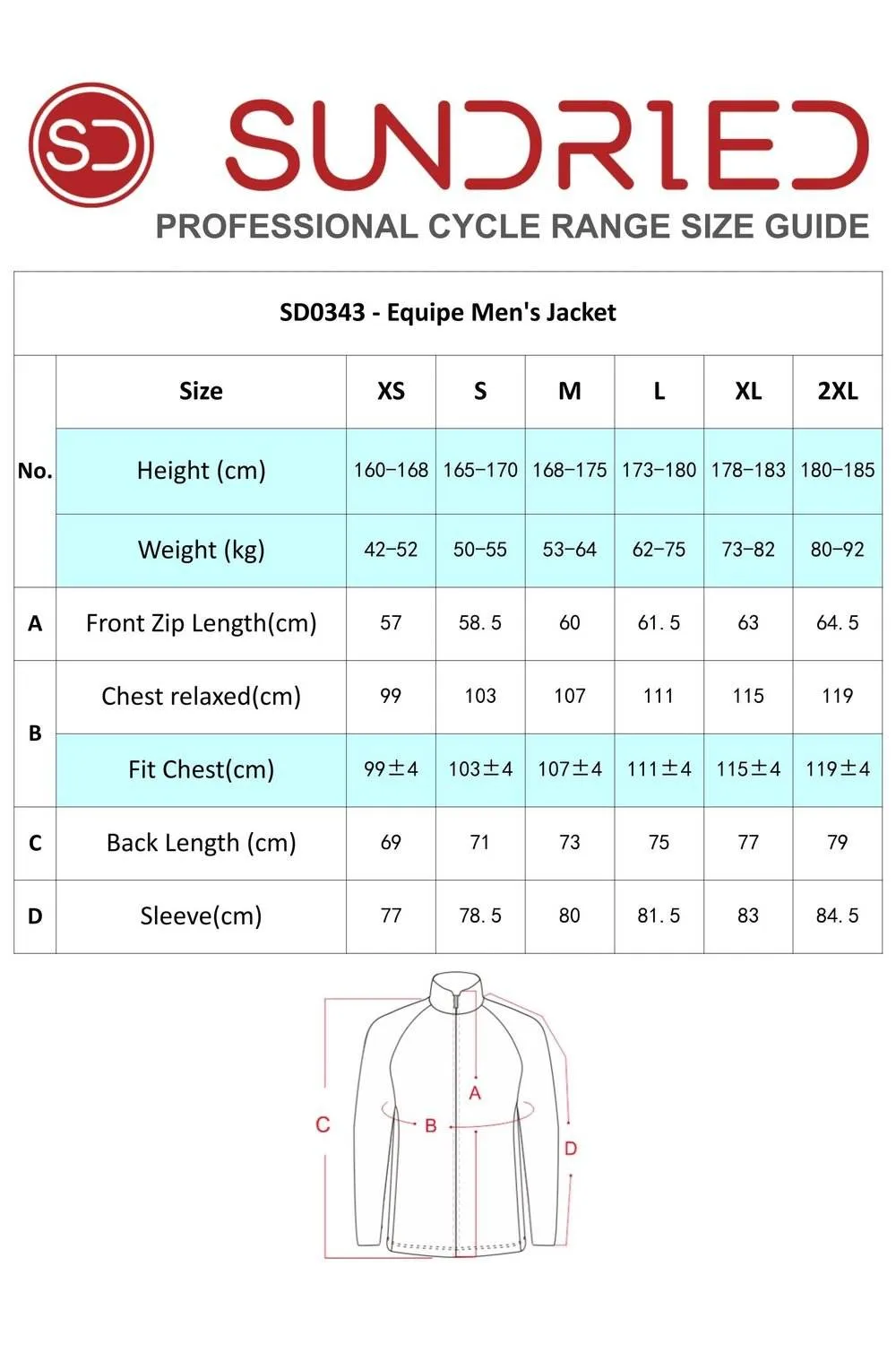 Sundried Equipe Men's Bike Jacket