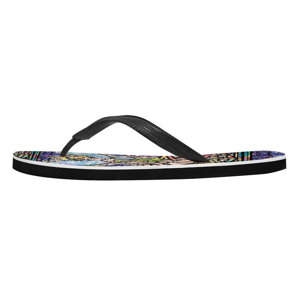Sunflower Flip Flops