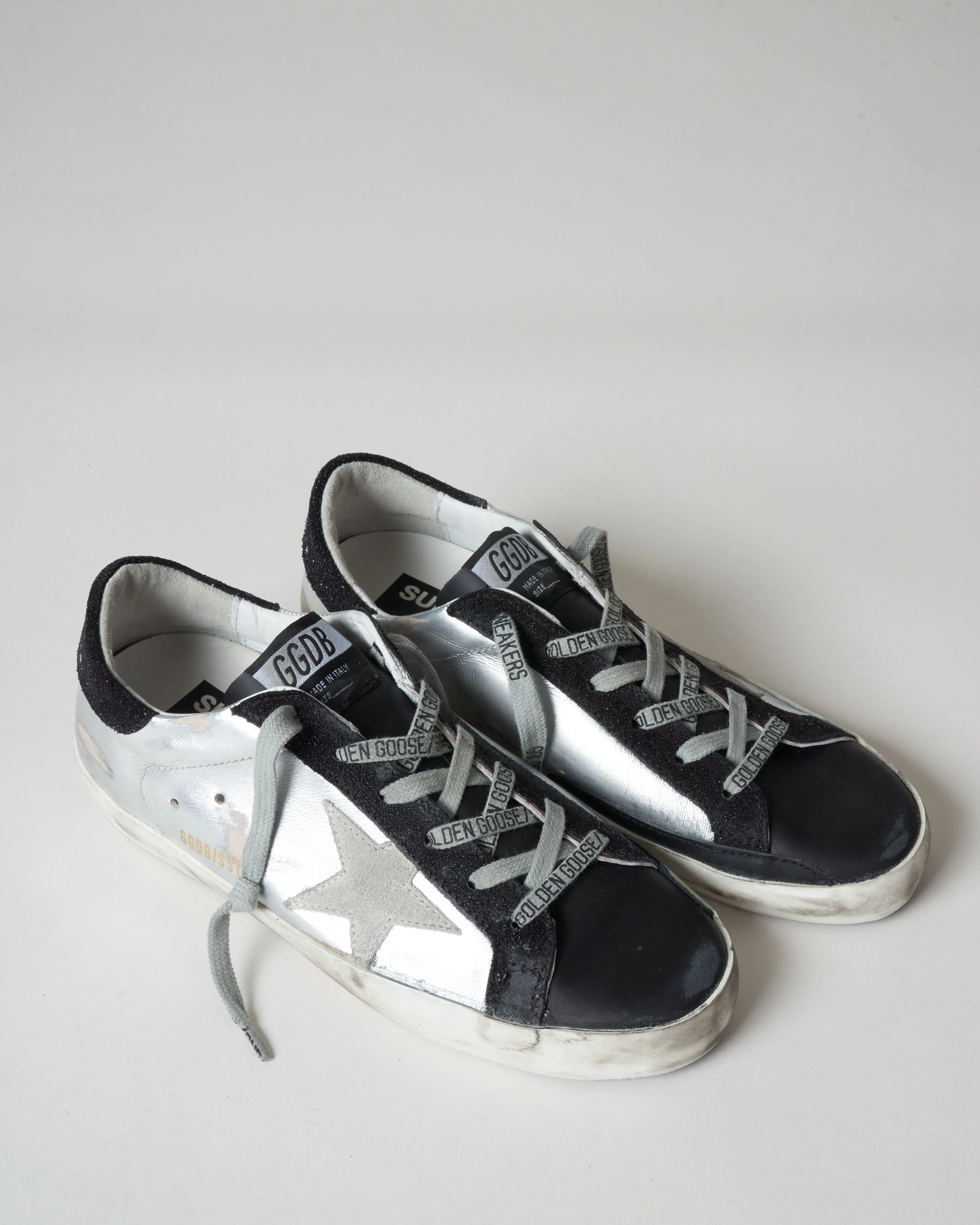 superstar sneaker - silver