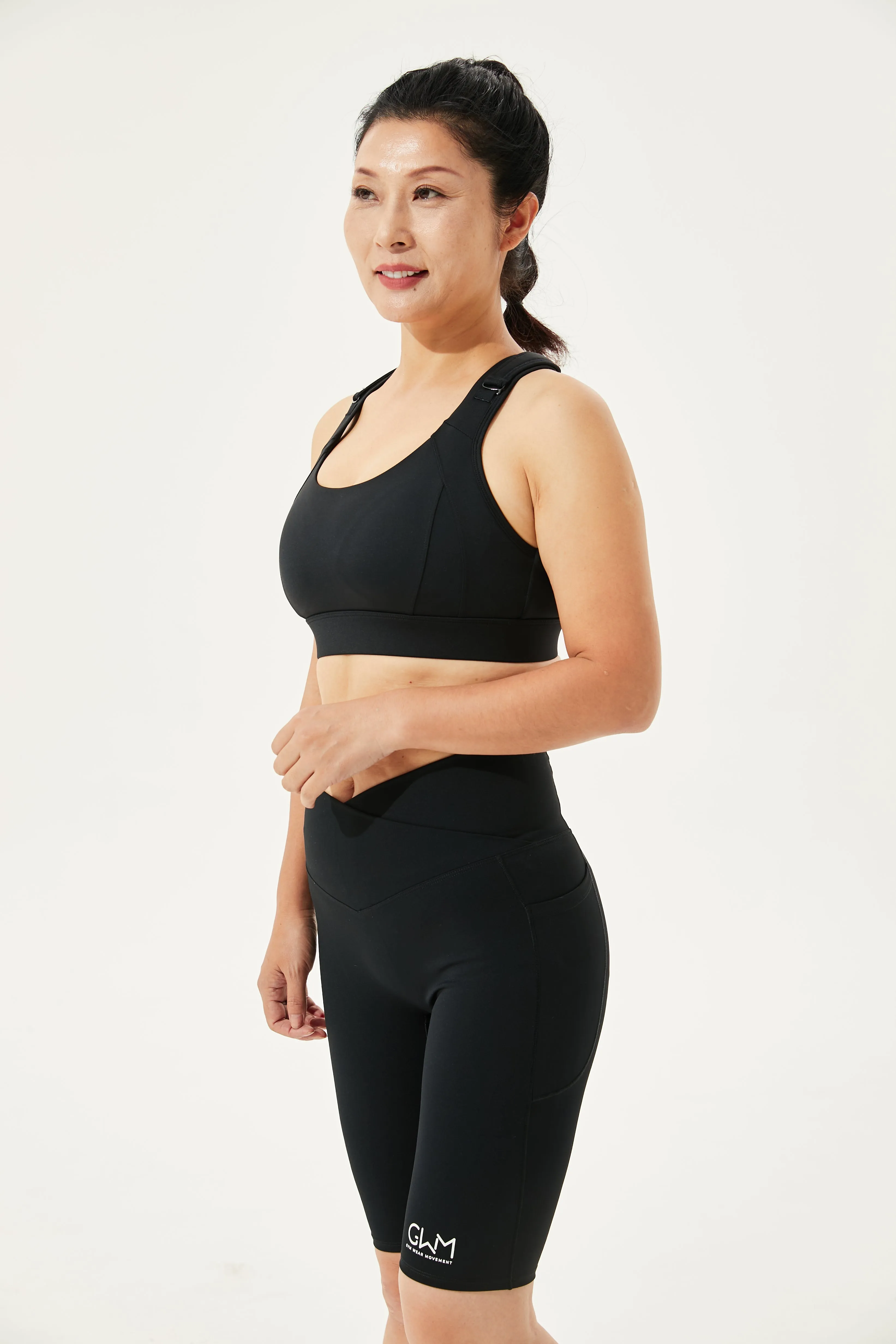 Tangs Display - High Impact Adjustable Spirited Running Sports Bra With Moulded Cups & Clasp (Up to 5XL)