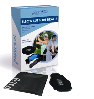 Tennis golf Elbow Brace,  Strap with Compression Pad - bonus Drawstring Carrying Bag