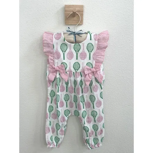 Tennis Print Baby Longall