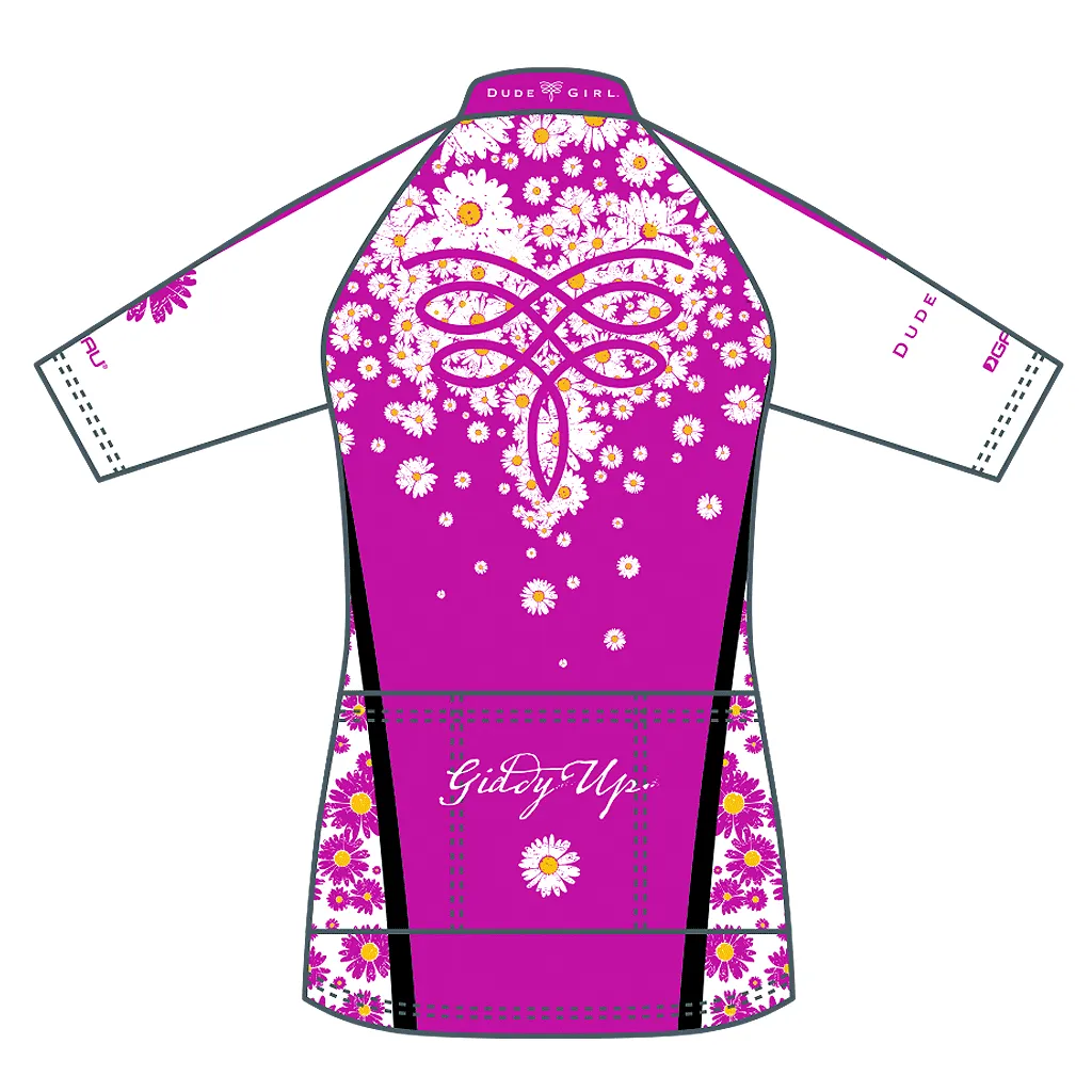 The Daisy Cycling Jersey - Wild Orchid