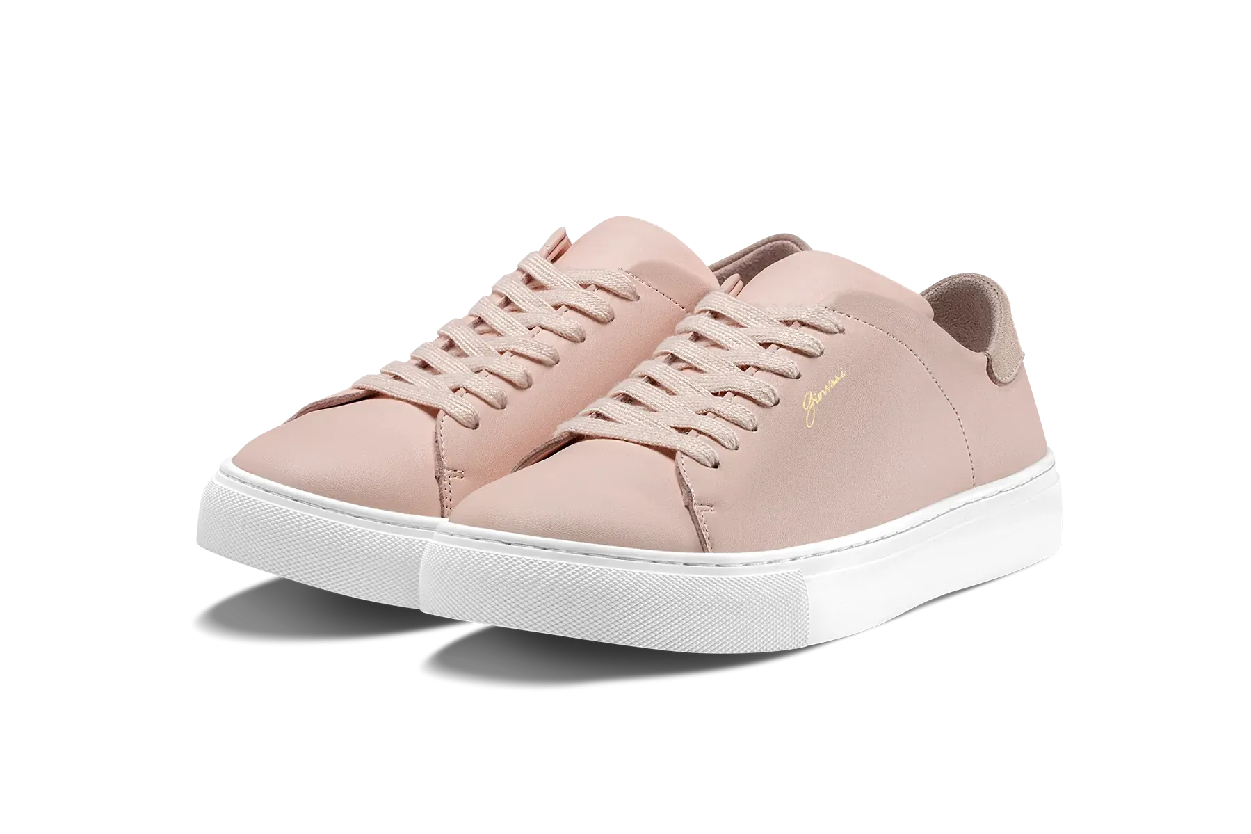 The Lorenzo - Pink Leather / White Sole - Womens