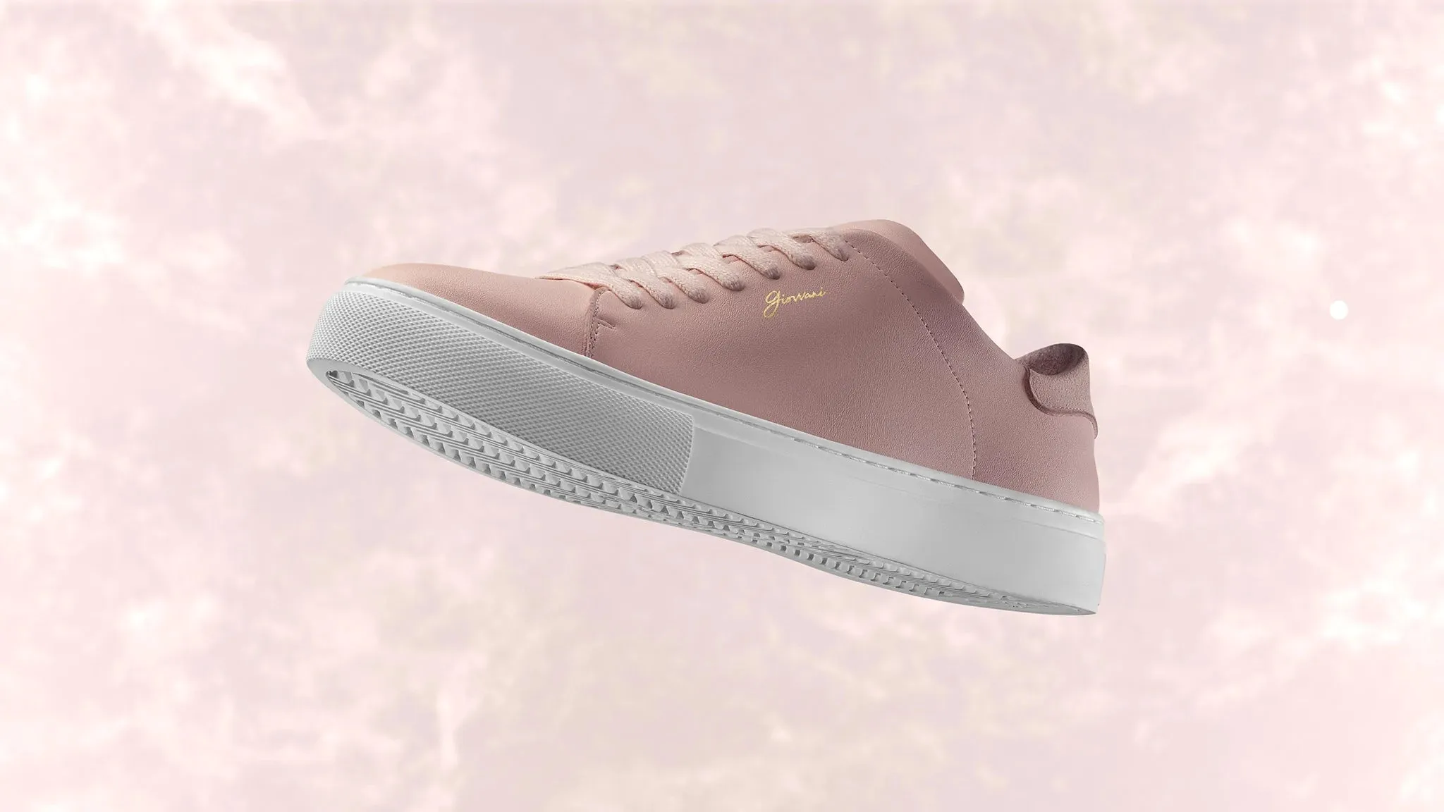 The Lorenzo - Pink Leather / White Sole - Womens