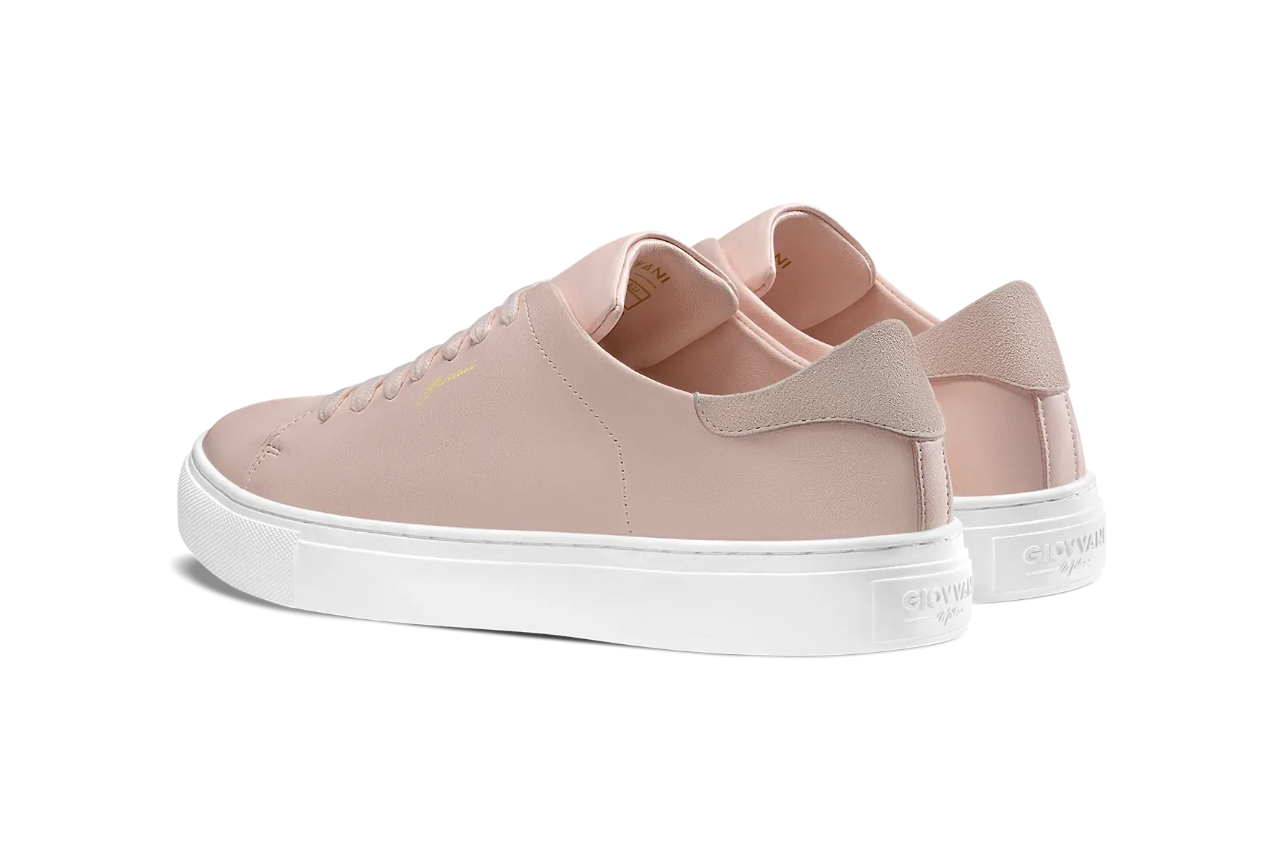 The Lorenzo - Pink Leather / White Sole - Womens