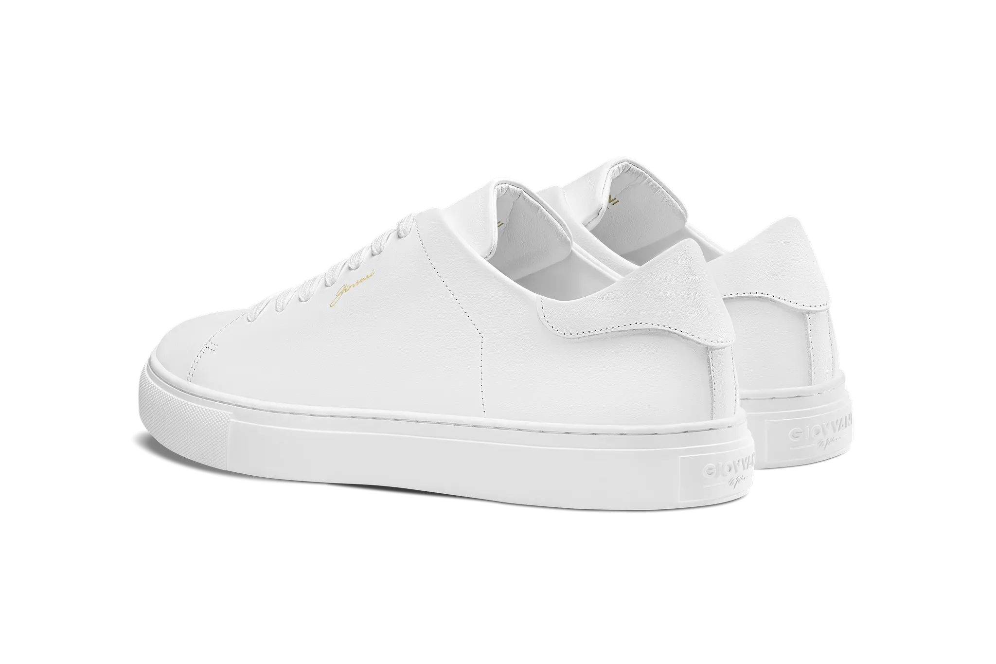 The Lorenzo - White Leather / White Sole