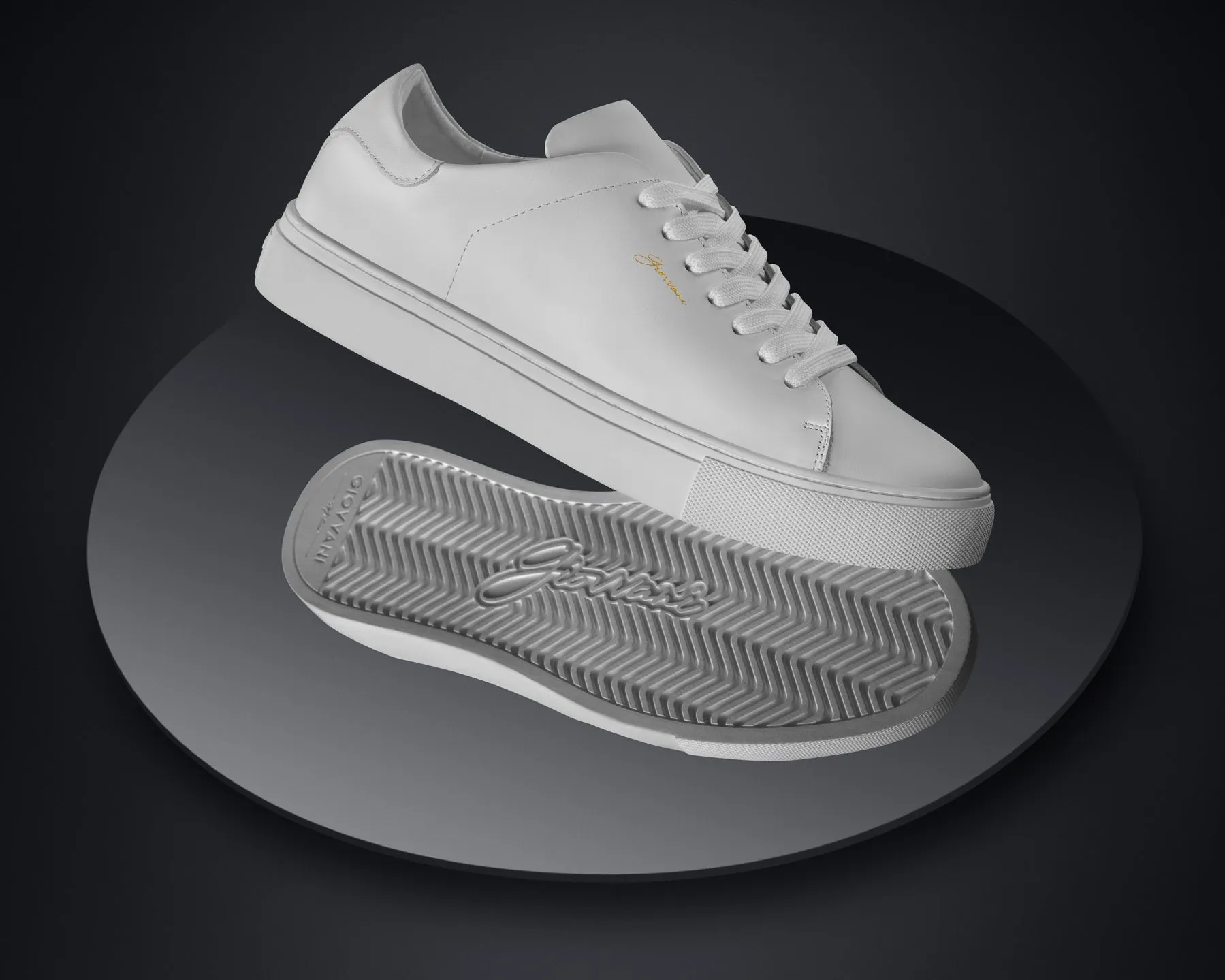 The Lorenzo - White Leather / White Sole