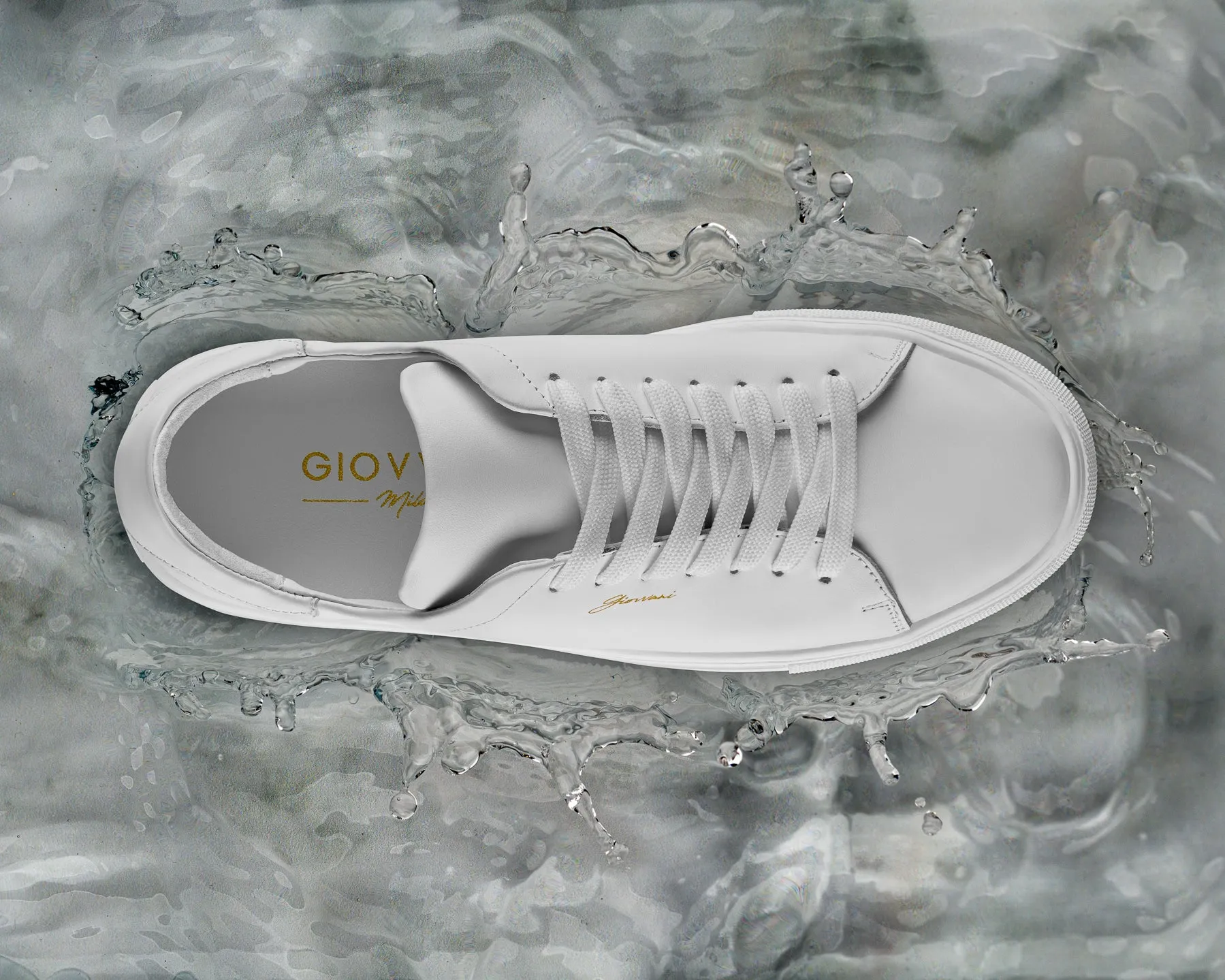 The Lorenzo - White Leather / White Sole