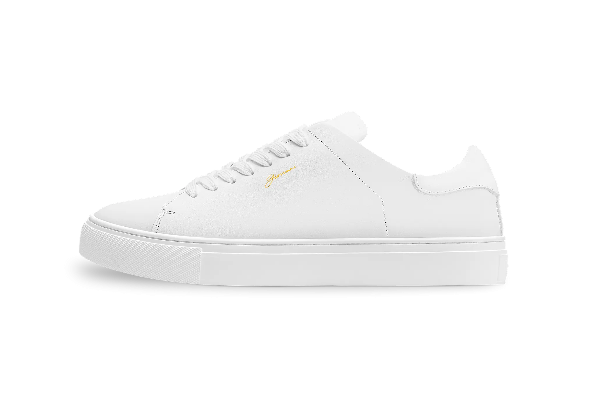 The Lorenzo - White Leather / White Sole