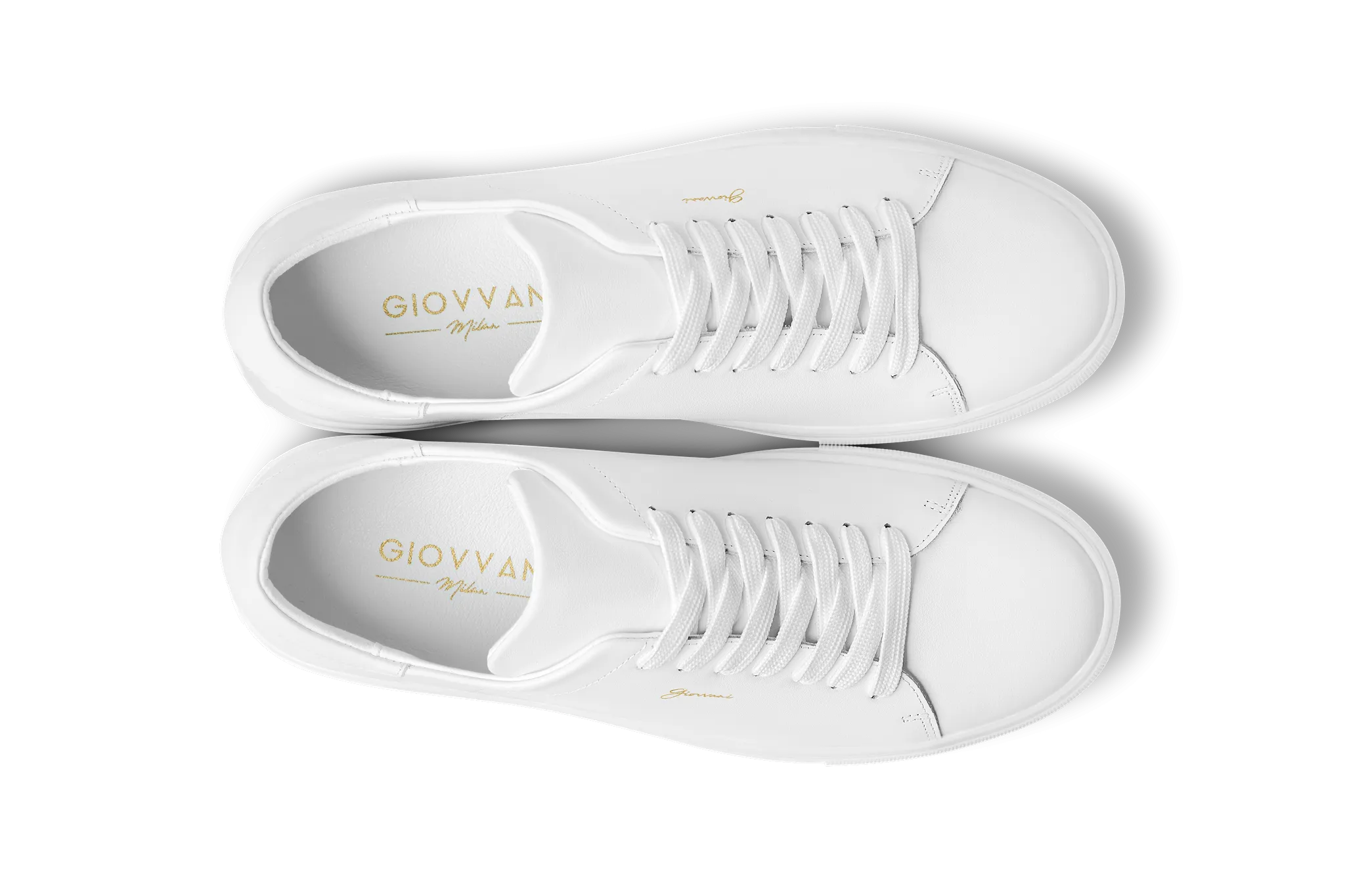 The Lorenzo - White Leather / White Sole