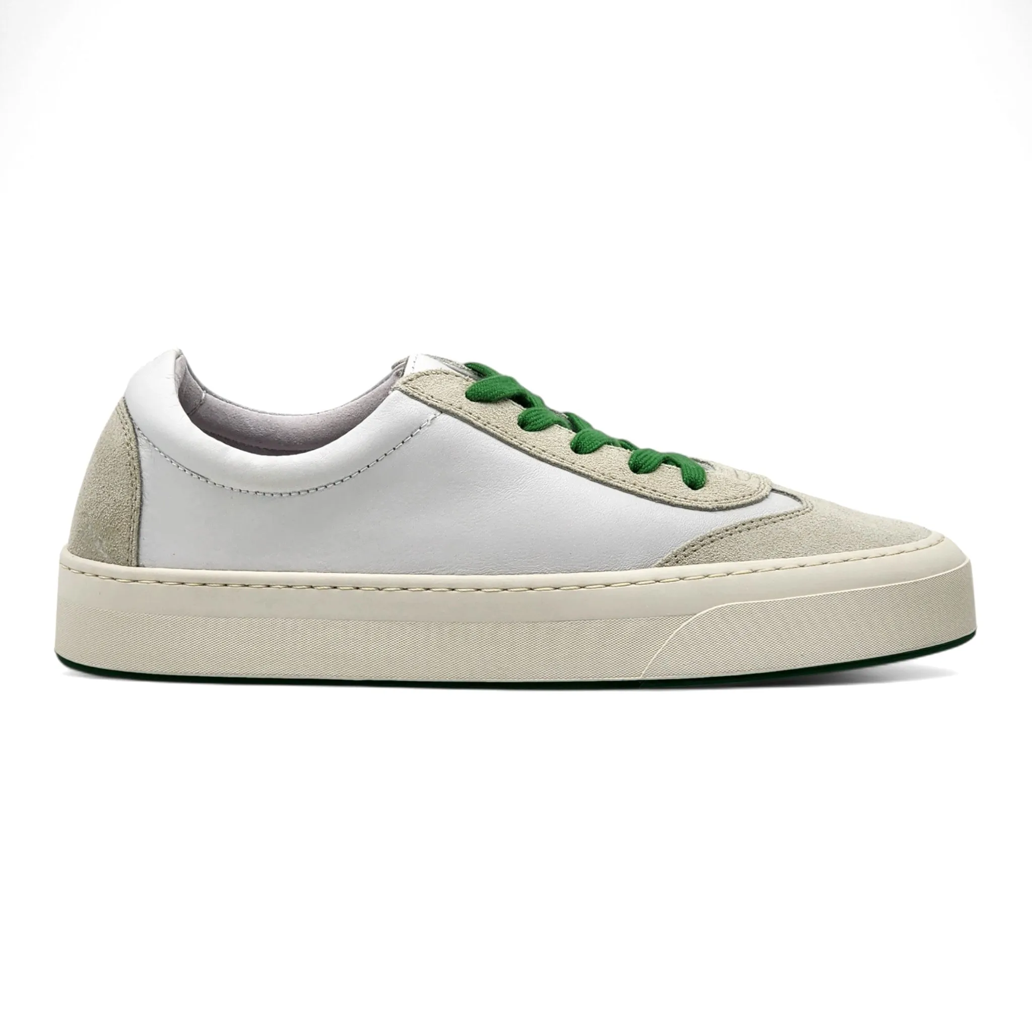The Row Marley Suede-Paneled Sneakers - Leather – White – 38