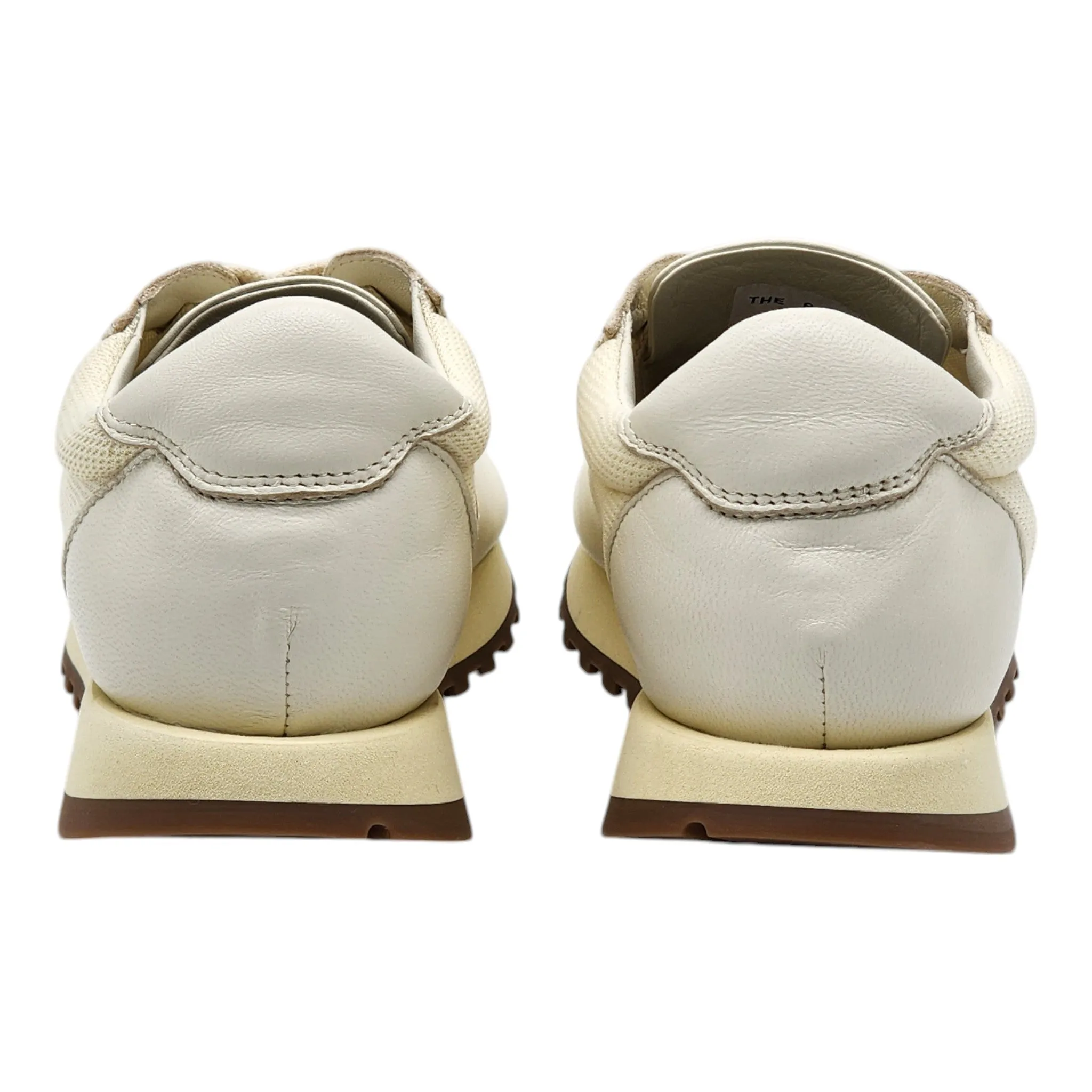 The Row Owen Runner Sneakers - Mesh and Leather - Beige 36