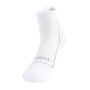 Thorlo Unisex Light Cushion Crew White Pickleball Socks