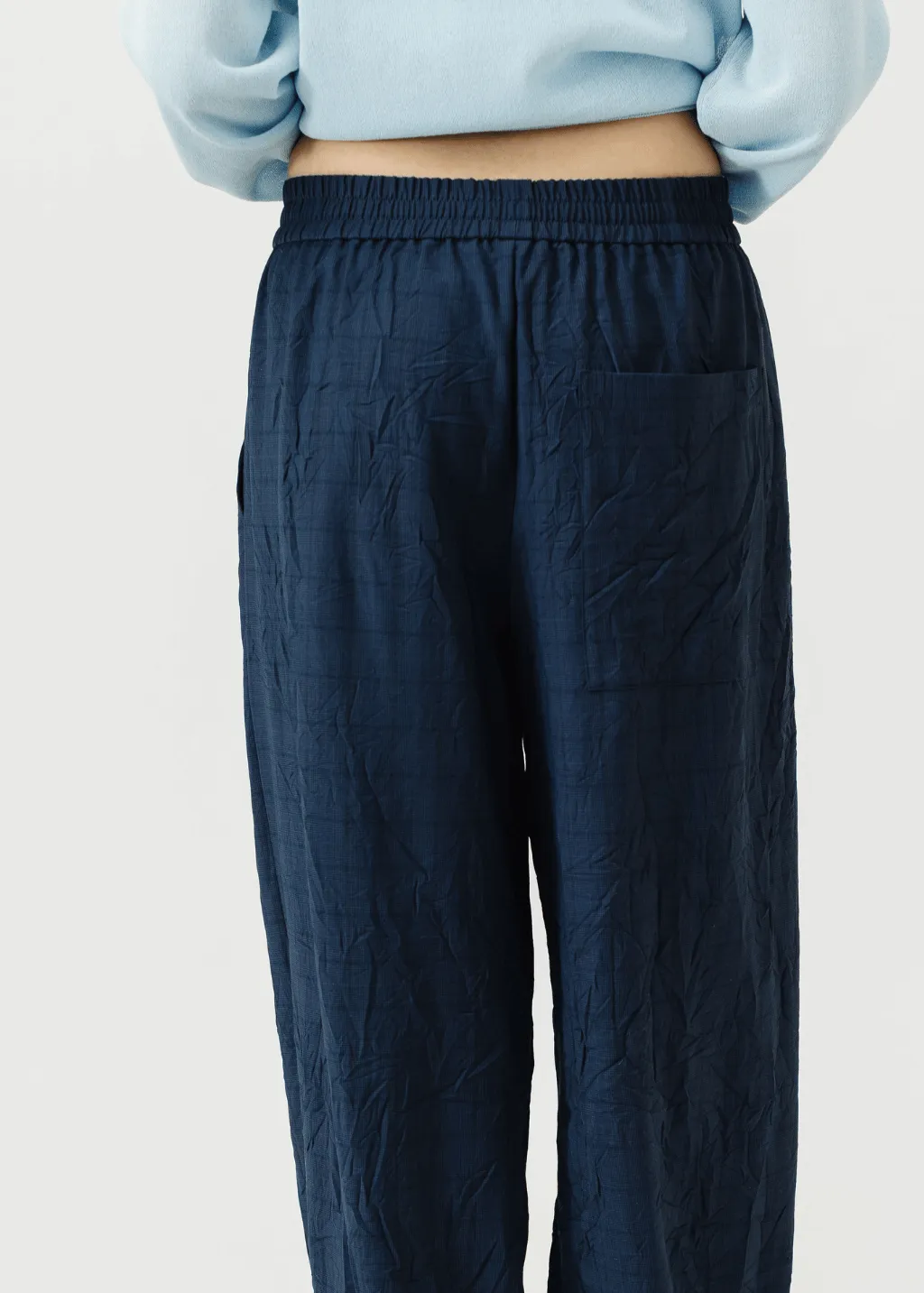 Tibi Harold Suiting Wide Leg Pull On Pant - Regular Length