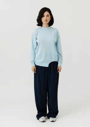Tibi Harold Suiting Wide Leg Pull On Pant - Regular Length