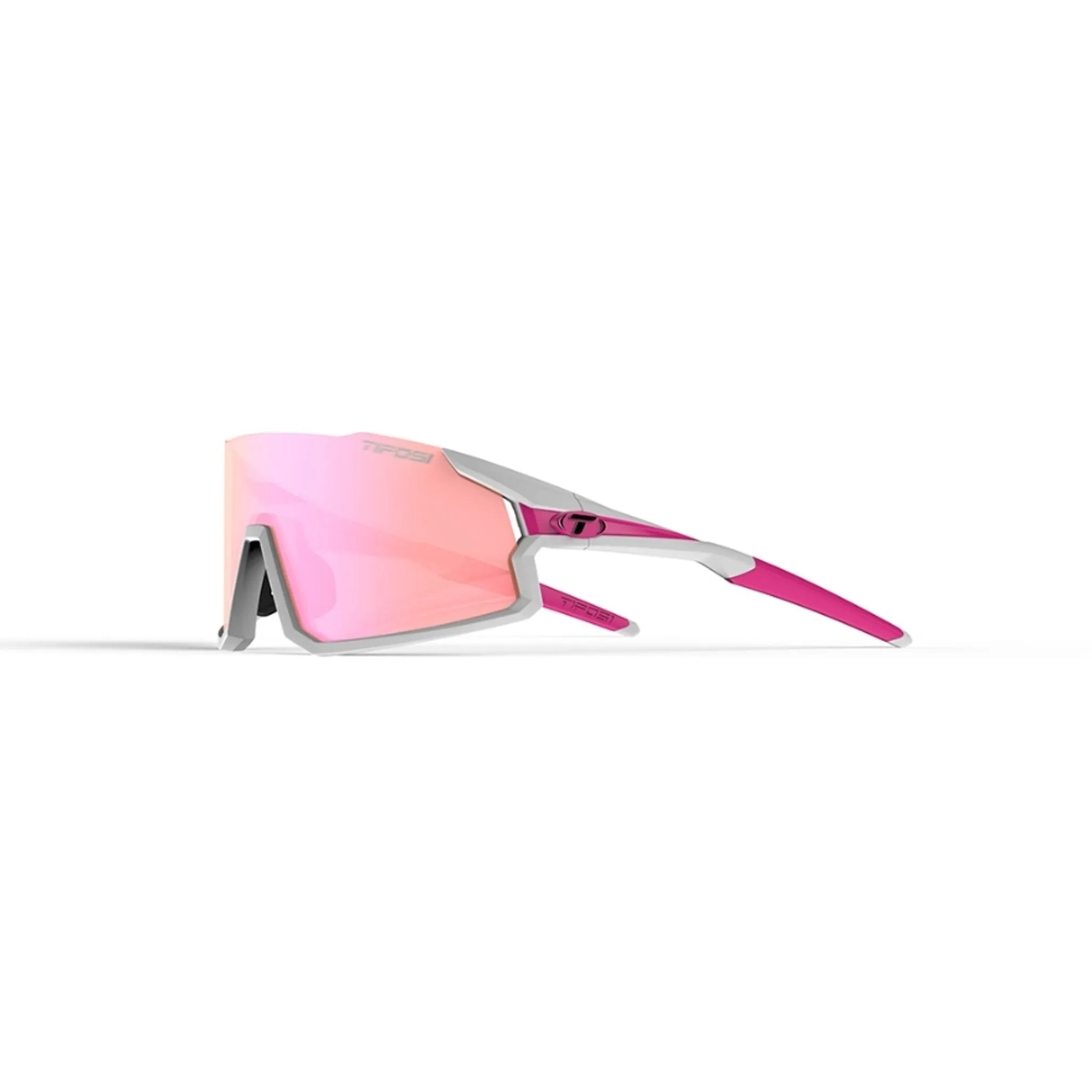 Tifosi Stash Sunglasses Race Pink With Clarion Pink, Red And Clear Lens