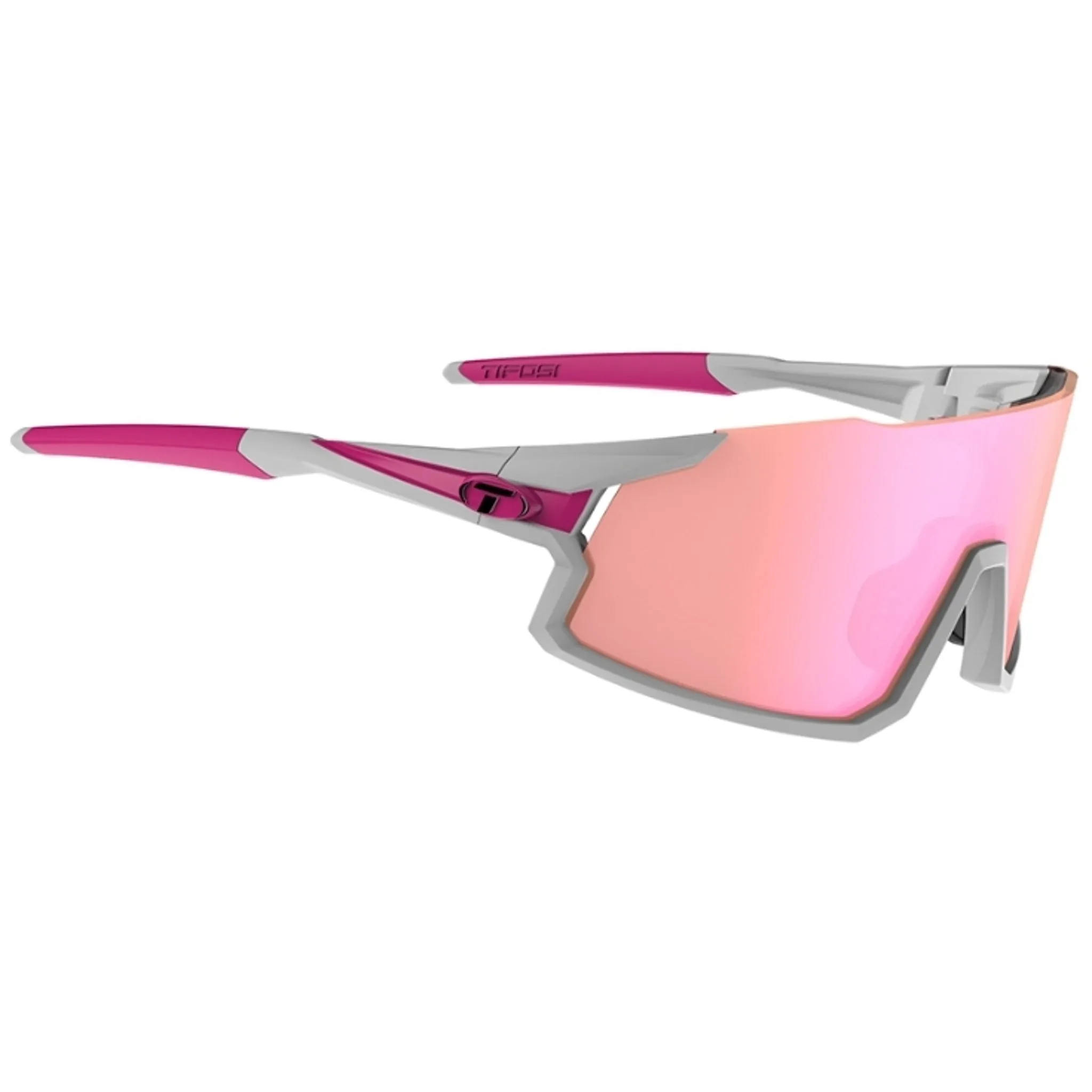 Tifosi Stash Sunglasses Race Pink With Clarion Pink, Red And Clear Lens