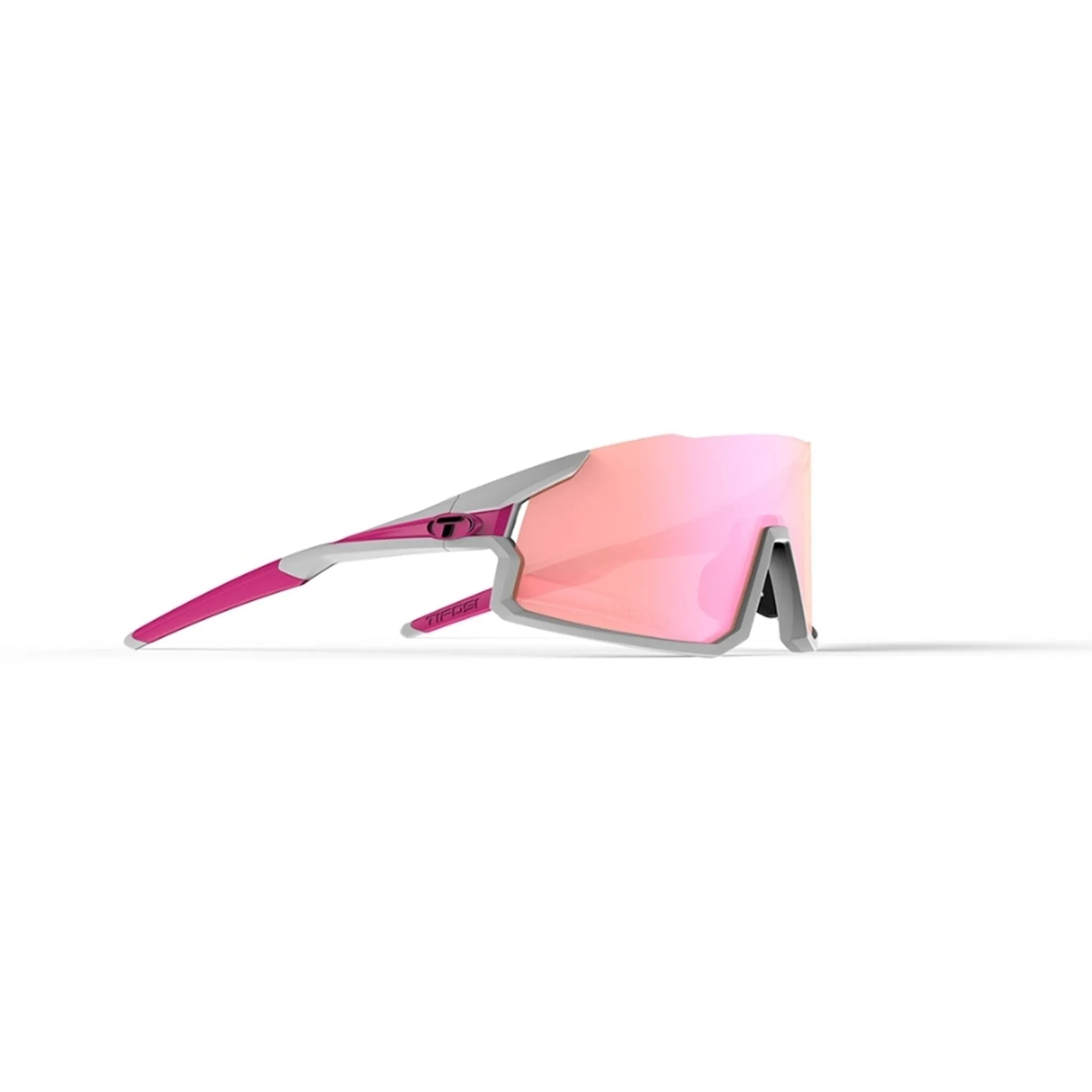 Tifosi Stash Sunglasses Race Pink With Clarion Pink, Red And Clear Lens